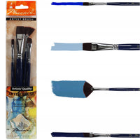 Štětce Phoenix hnědý nylon 6614S2 - 4dílný set
