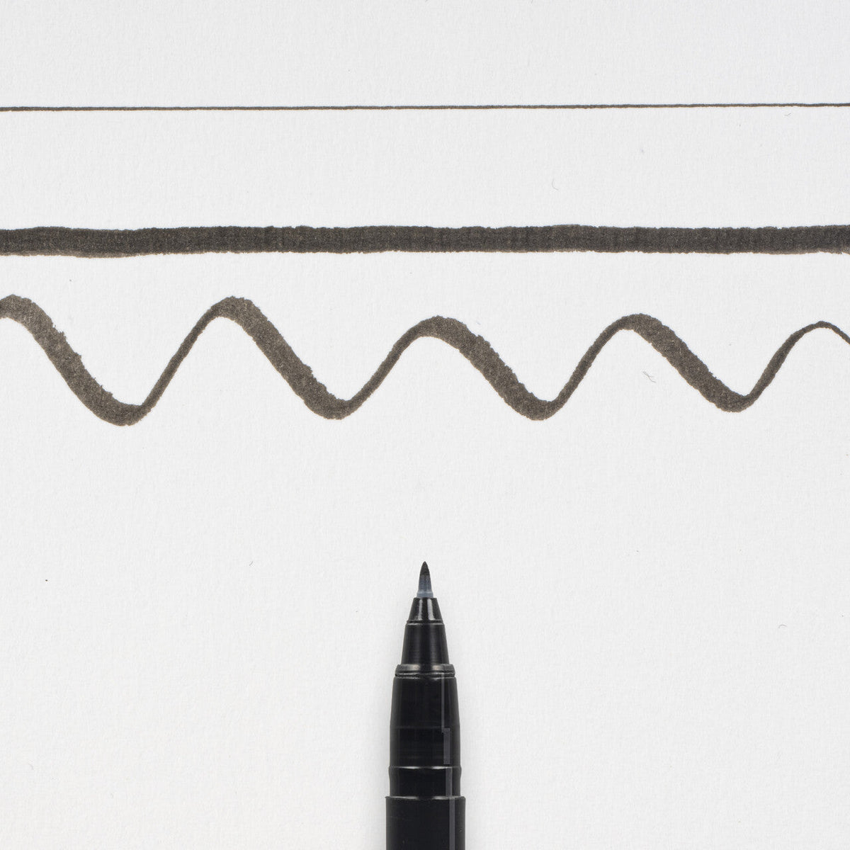 Štětcový popisovač SAKURA Pigma Brushpen Fine černý