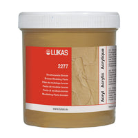 Strukturovací pasta LUKAS metalická 250 ml – bronzová