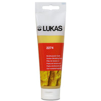 Strukturovací pasta LUKAS zlatá 125 ml