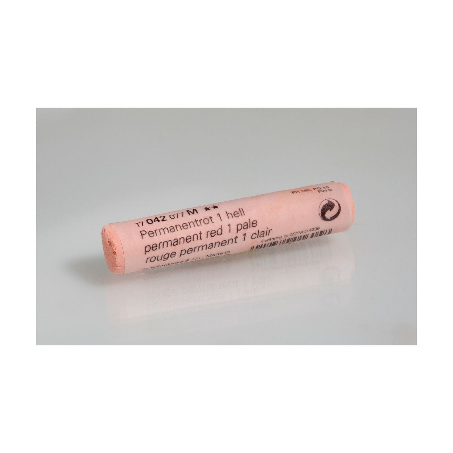 Suchý pastel Schmincke FINEST EXTRA-SOFT – Série 1 – 042 M permanent red 1 pale