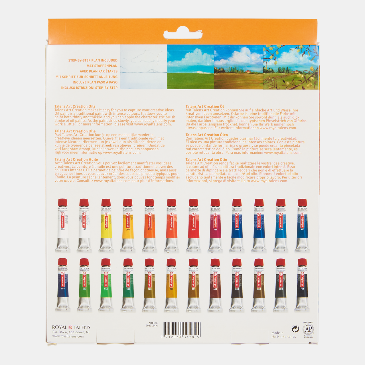Sada olejových barev ROYAL TALENS Art Creation 24 x 12 ml