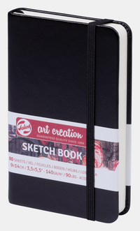Skicovací blok ROYAL TALENS Art Creation Black 9 x 14 cm, 140 g, 90 listů