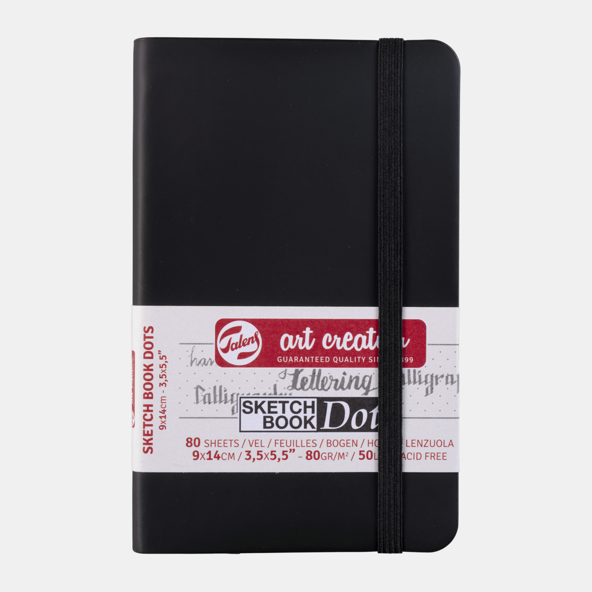 Skicovací blok ROYAL TALENS Talens Art Creation DOT Black 9 x 14 cm, 80 listů
