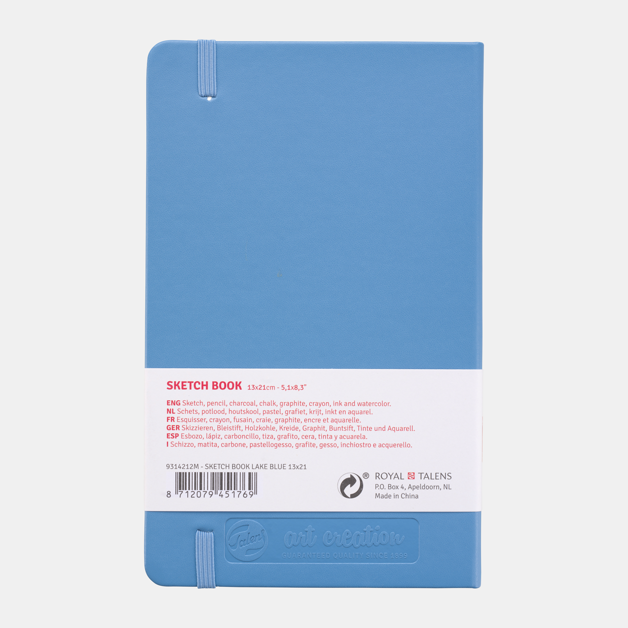 Skicovací blok ROYAL TALENS Art Creation Light Blue 13 x 21 cm 140 g - 80 listů