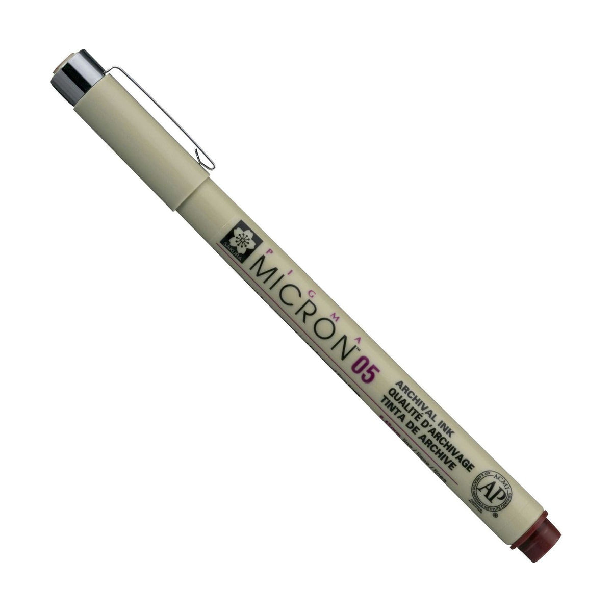 Technické pero SAKURA Pigma Micron bordó 0,45–0,50 mm