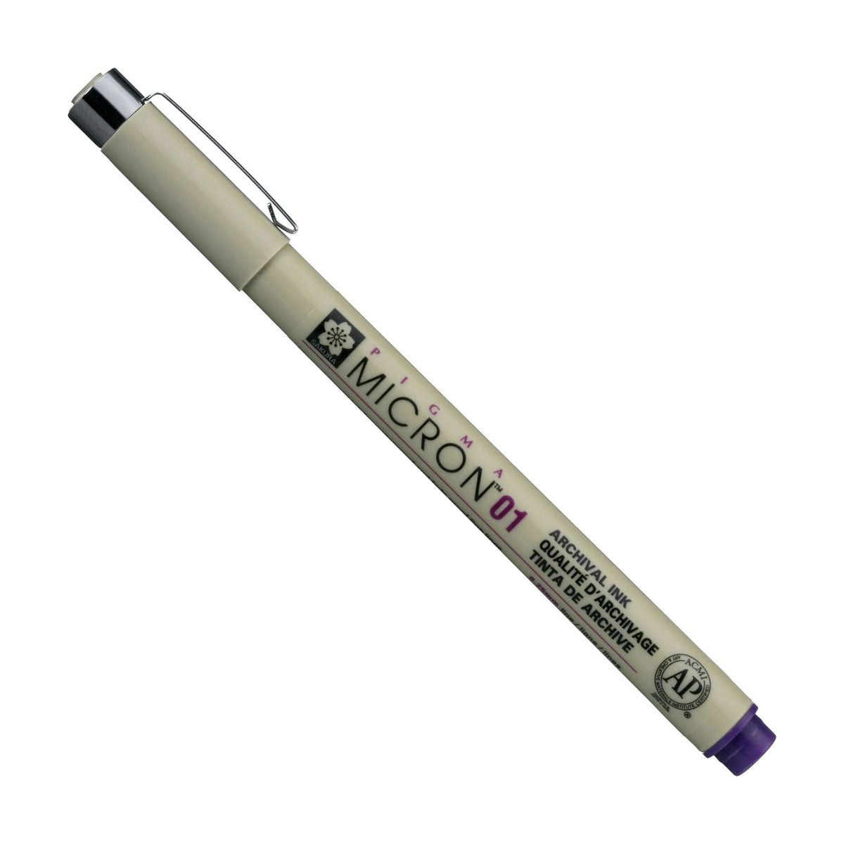Technické pero SAKURA Pigma Micron fialové 0,20 – 0,50 mm