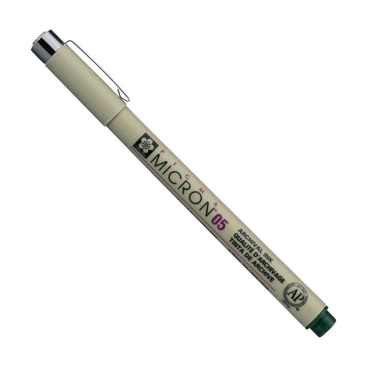 Technické pero SAKURA Pigma Micron lovecká zelená 0,45–0,50 mm