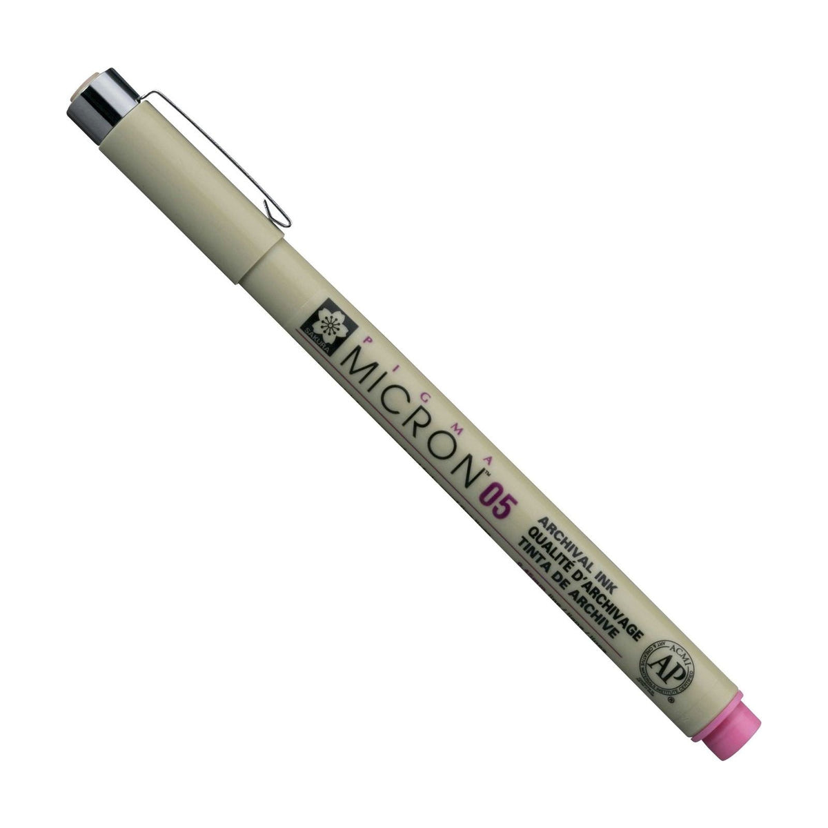 Technický popisovač SAKURA Pigma Micron růžový 0,25 – 0,50 mm