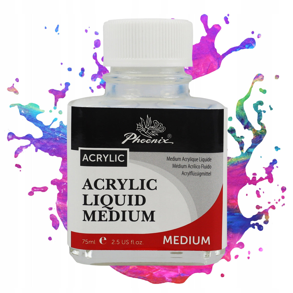 Tekuté akrylové médium Phoenix 75–500 ml