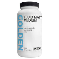 Tekuté matné akrylové médium GOLDEN Fluid Matte Medium