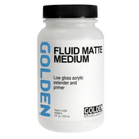 Tekuté matné akrylové médium GOLDEN Fluid Matte Medium