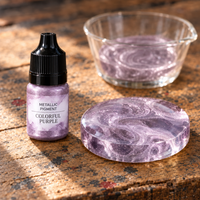 Tekutý metalický pigment do pryskyřice 5 ml – měňavá fialová