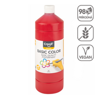 Temperová barva Creall, 1 000 ml – červená