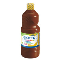 Temperová barva GIOTTO School Paint 1000 ml – hnědá