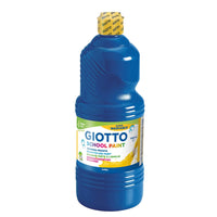 Temperová barva GIOTTO School Paint 1000 ml – modrá