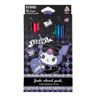 Trojhranné pastelky Colorino JUMBO Kuromi, 12 barev