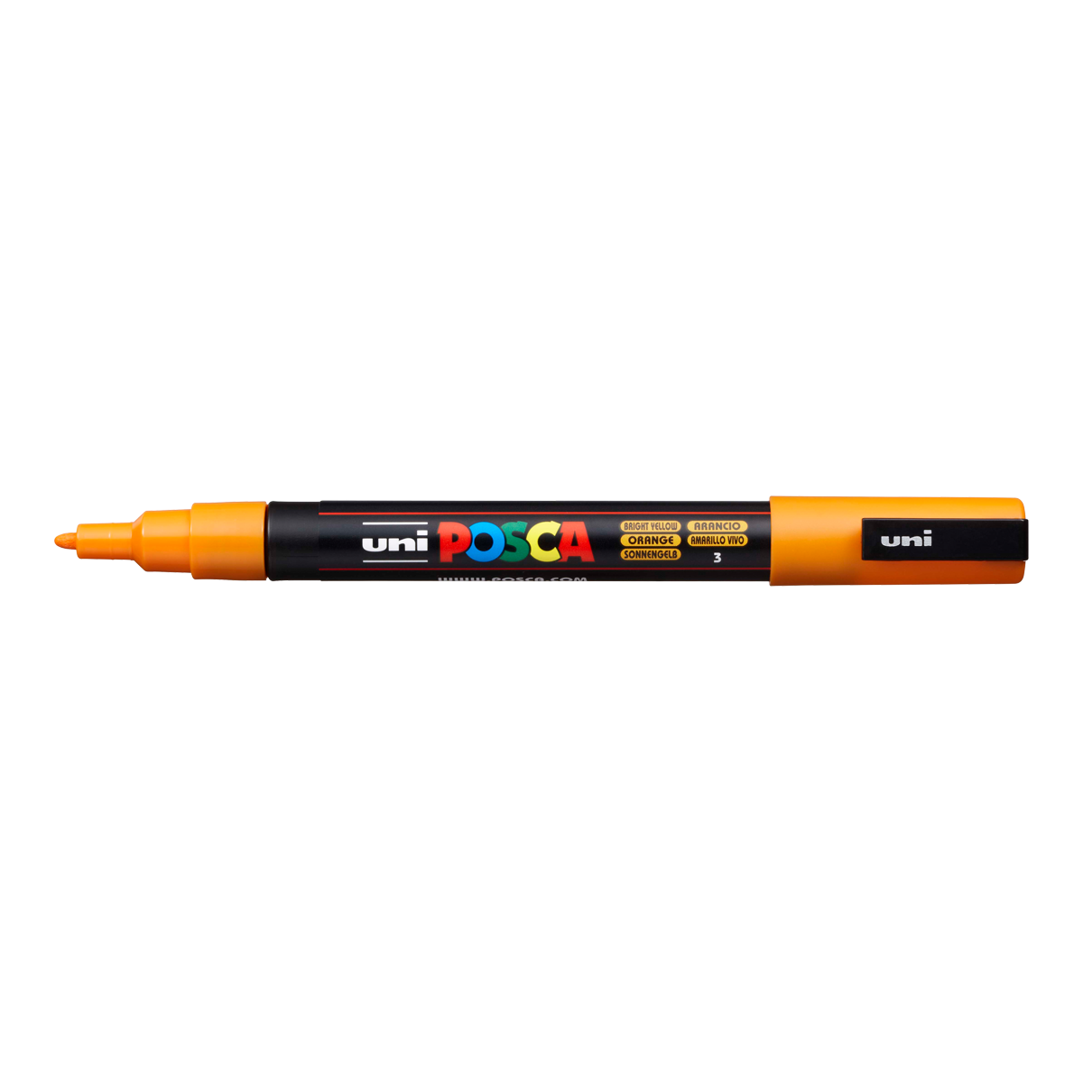 Posca popisovač PC-3M – 0,9 - 1,3 mm, jasně žlutá (3)