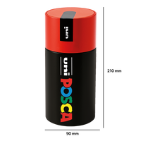 Posca kombinovaná sada popisovačů v plechové dóze – 13 ks (PC-3M, PC-5M, PC-5BR)