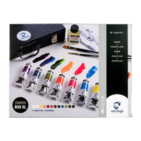 Sada olejových barev ROYAL TALENS Van Gogh startovací box XL 12 x 40 ml + příslušenství