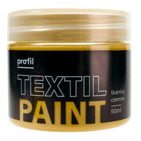 Metalická barva Profil na tmavý textil 50 ml – zlatá