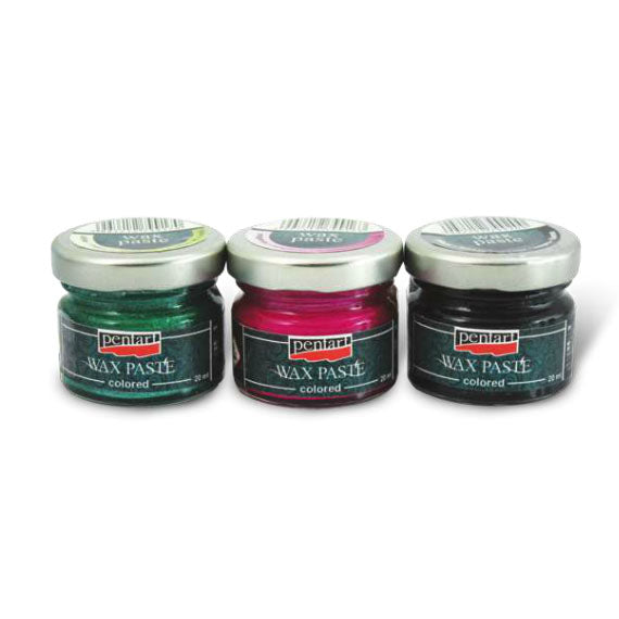 Vosková pasta barevná 20 ml - modrá