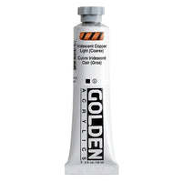 Iridescentní akrylová barva GOLDEN Heavy Body – 4106 měděné světlo