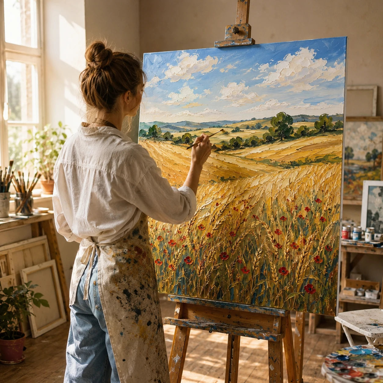 Akrylová malba El Greco na plátně