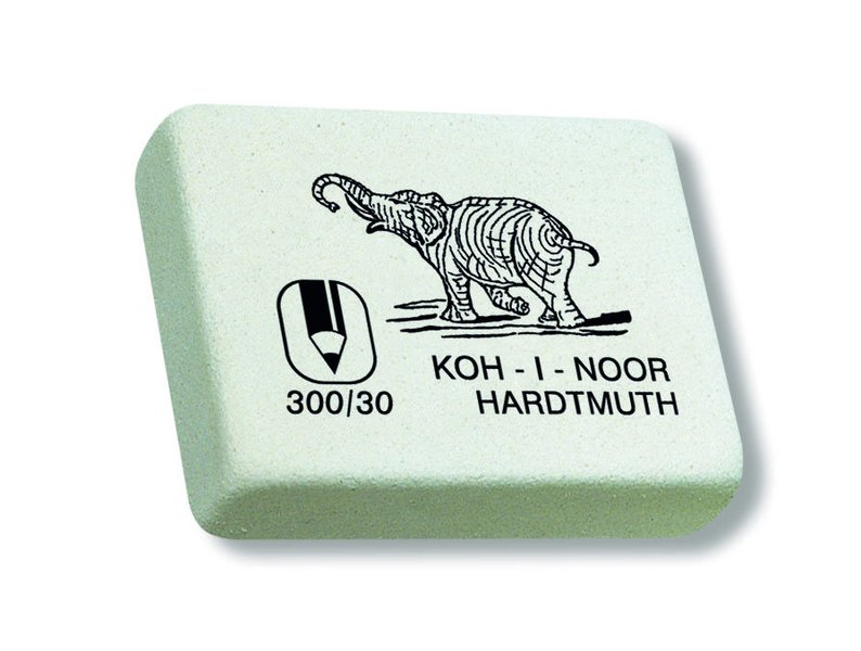 Guma mazací KOH-I-NOOR / 26 x 18.5 x 8 mm měkká guma