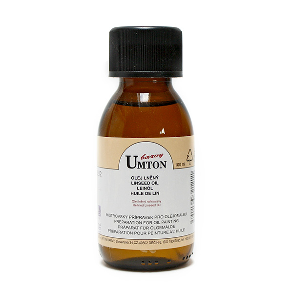 Lněný olej UMTON 3212 - 100 ml přípravky pro olejomalbu UMTON
