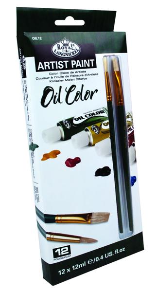 Olejové barvy ARTIST Paint 12x12ml malířská sada Malířský set Royal & Langnickel