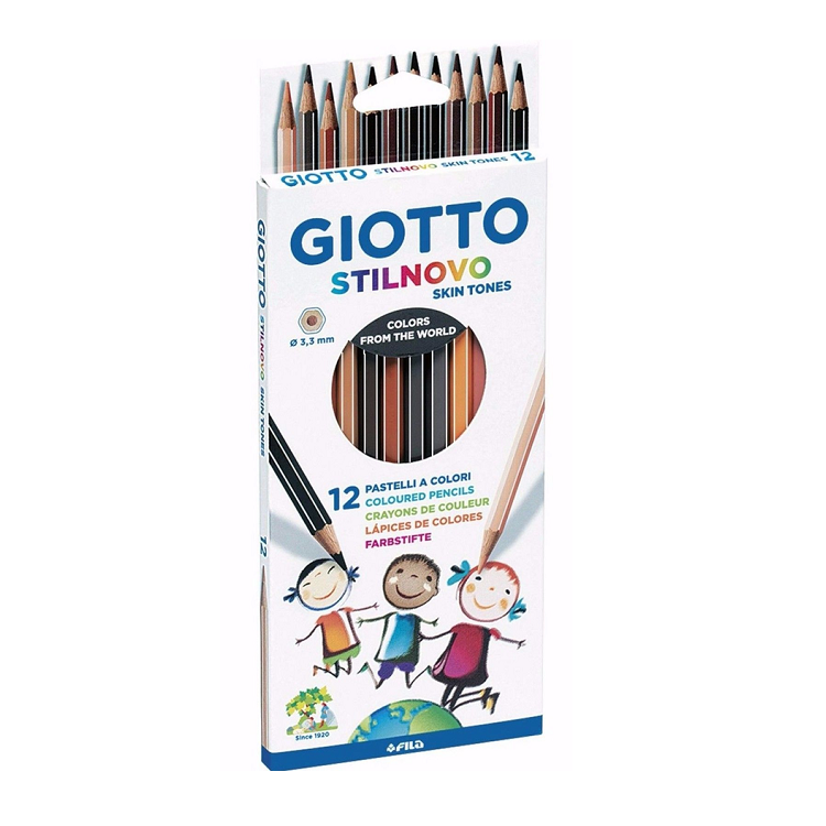 Barevné tužky GIOTTO Skin Tones / 12 barev Barevně tužky Giotto