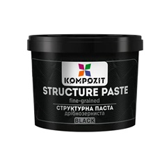 Černá jemnozrnná strukturovací pasta od Kompozit | Různé svazky | Různé svazky