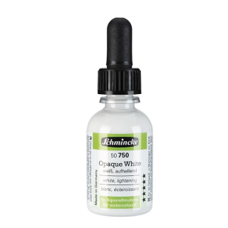 Médium Opaque white pro akvarelové barvy 30 ml