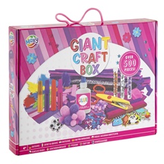 Kreativní sada Giant Craft Box 500 ks růžová