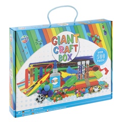 Kreativní sada Giant Craft Box 500 kusů modrá