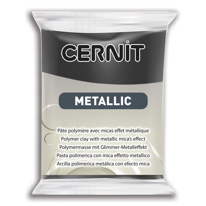 Polymer CERNIT METALLIC 56 g | hematite modelovací hmota