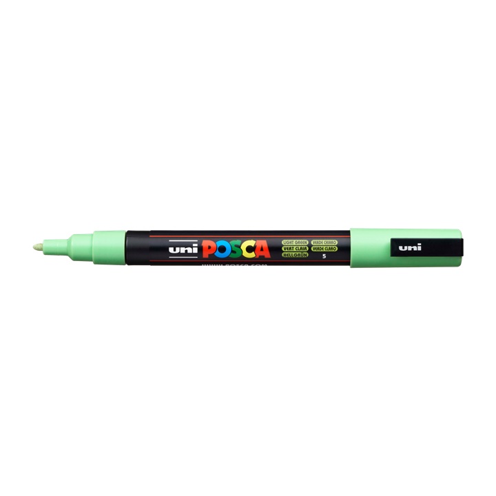 Popisovač UNI POSCA PC-3M 0.9 - 1.3 MM | light green (5) dekorativní fix